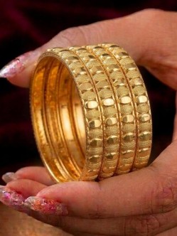 Gold Plated Bangles